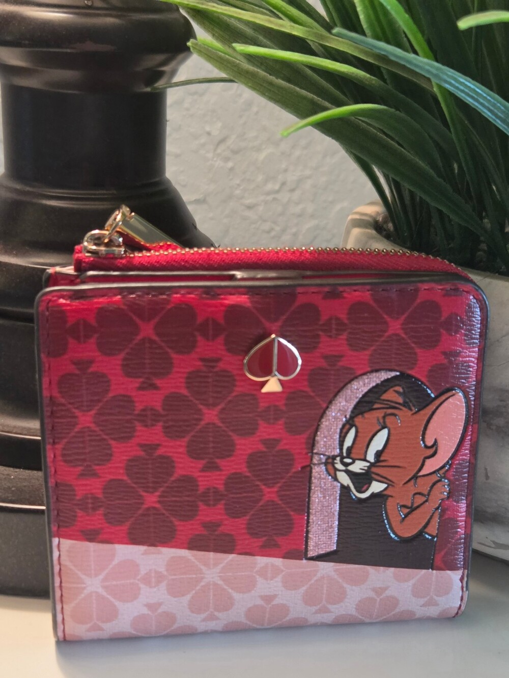 Kate Spade x Tom & Jerry Small Bifold Wallet Limited Edition Lunar New Year